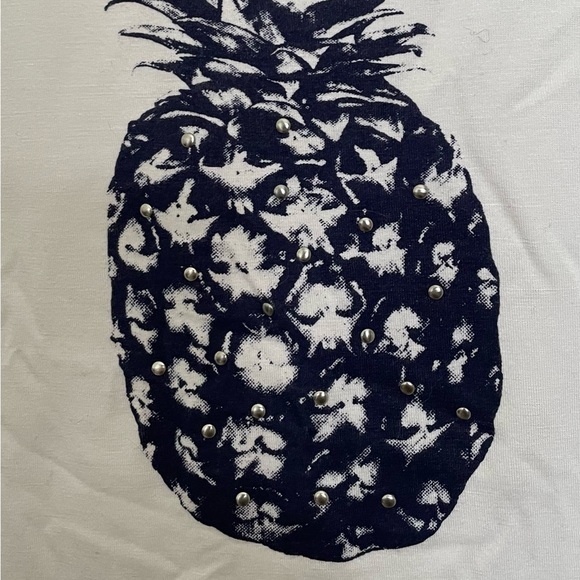 Alyx Cruise Control short sleeve top size Large- white with navy pineapple NWT - Picture 3 of 6